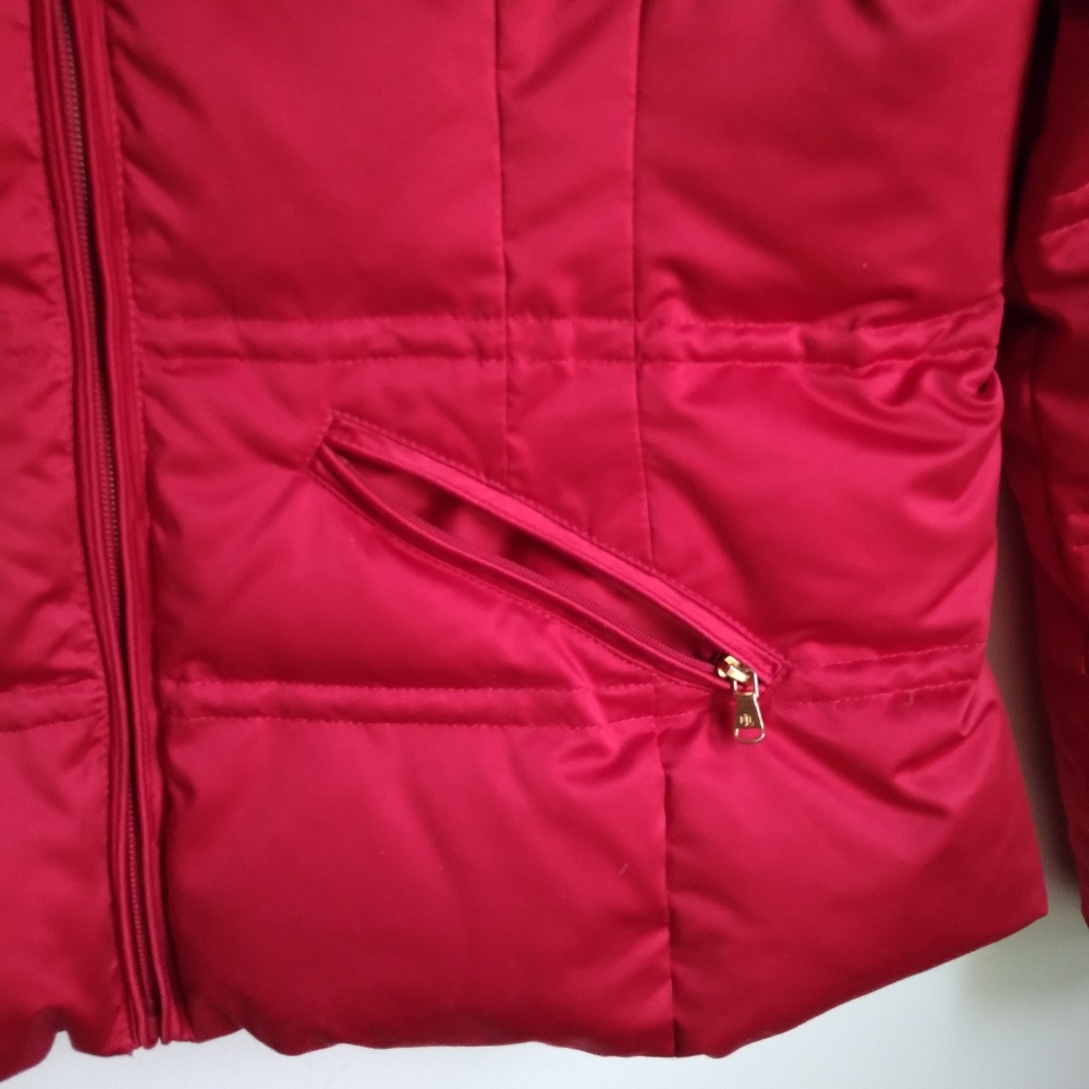 Ralph Lauren Ruby Red Down Coat - image 4